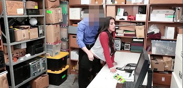  Latina babe banged by pissed off officer